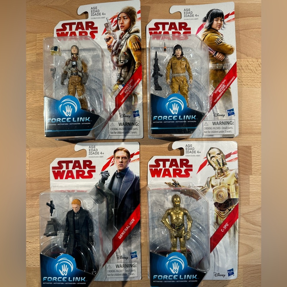 Star Wars Force Link Set of 4 Action Figures